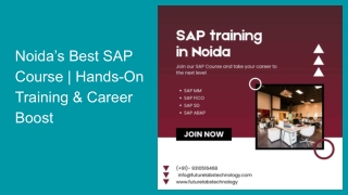 noida s best sap course hands on training career