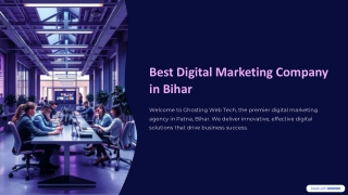 Best Digital Marketing Company in Bihar
