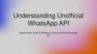 Understanding the Unofficial WhatsApp API Ecosystem