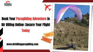 Book Your Paragliding Adventure in Bir Billing Online Secure Your Flight Today