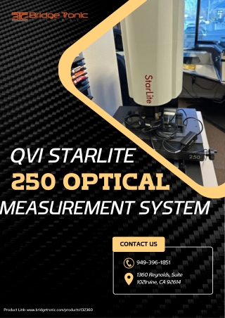 QVI Starlite 250 Optical Measurement System