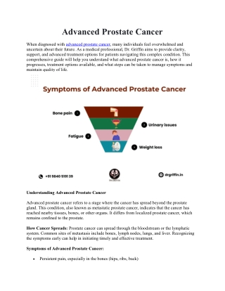 Advanced Prostate Cancer