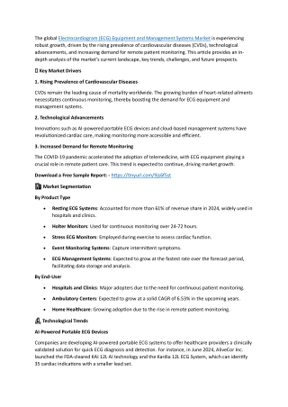 ECG Equipment And Management Systems Market