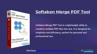 Softaken Merge PDF Tool