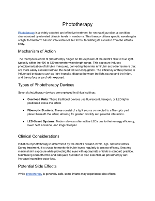 phototherapy