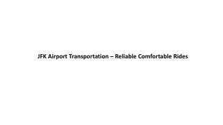 jfk airport transportation