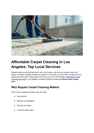 Post 10 - Affordable Carpet Cleaning in Los Angeles_ Top Local Services