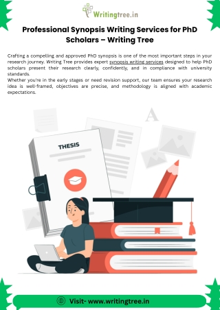 professional synopsis writing services