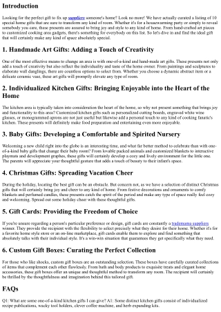 10 Distinct Home Gifts That Will Change Any Type Of Area