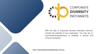 Diversity Pathways Services for Inclusive Workplaces