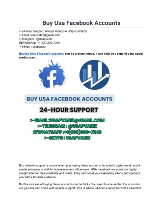 Buy Usa Facebook Acco10k How To Buy USA Facebook Accounts 2025unts