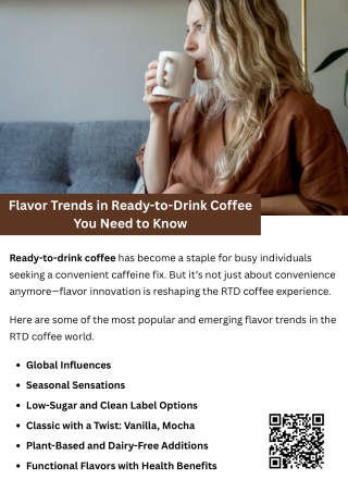 Flavor Trends in Ready-to-Drink Coffee You Need to Know