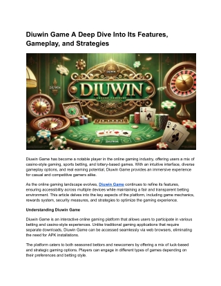 Diuwin Game (3)