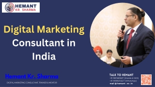 Digital Marketing Consultant in India