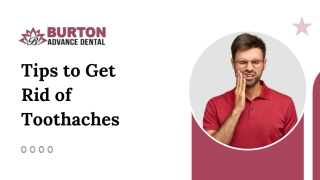 tips to get rid of toothaches