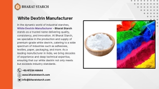 white dextrin manufacturer