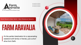 Farmstay in Gurgaon for One Day – Escape to Nature with Farm Aravalia