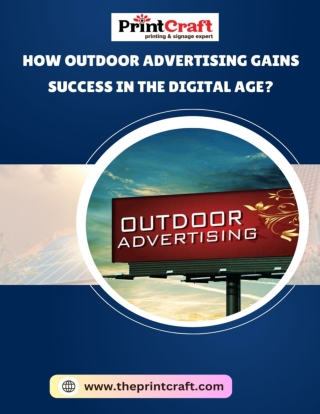 How Outdoor Advertising Gains Success in the Digital Age