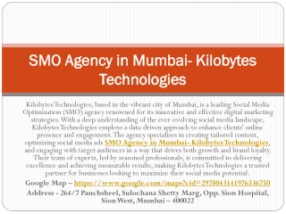 Best SMO Agency in Mumbai- Kilobytes Technologies