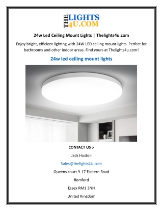 24w led ceiling mount lights thelights4u com