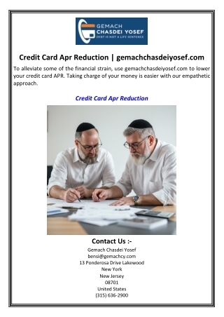 Credit Card Apr Reduction gemachchasdeiyosef.com