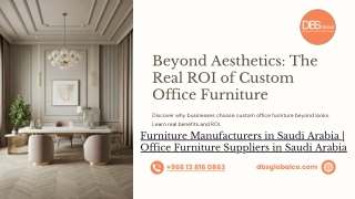 Beyond Aesthetics The Real ROI of Custom Office Furniture