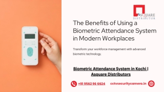 The Benefits of Using a Biometric Attendance System in Modern Workplaces