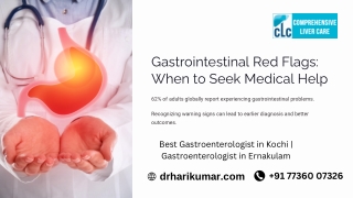 Gastrointestinal Red Flags When to Seek Medical Help