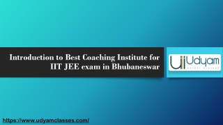 Your Path to IIT Starts at Udyam Bhubaneswar