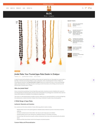 Jindal Mala Your Trusted Japa Mala Dealer in Zirakpur