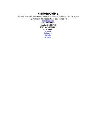 krachtig online
