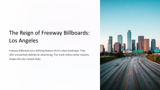 Freeway billboard in LA