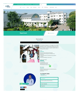 Best Spine Surgeon in Aurangabad – Dhoot Hospital
