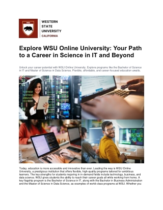 explore wsu online university your path