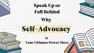 speak up or fall behind why