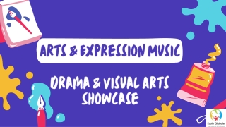 arts expression music drama visual arts showcase