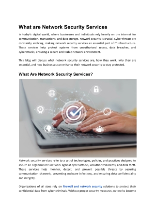 Spectra Network Security Services | Firewall Protection