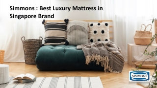 Simmons  Best Luxury Mattress in Singapore Brand