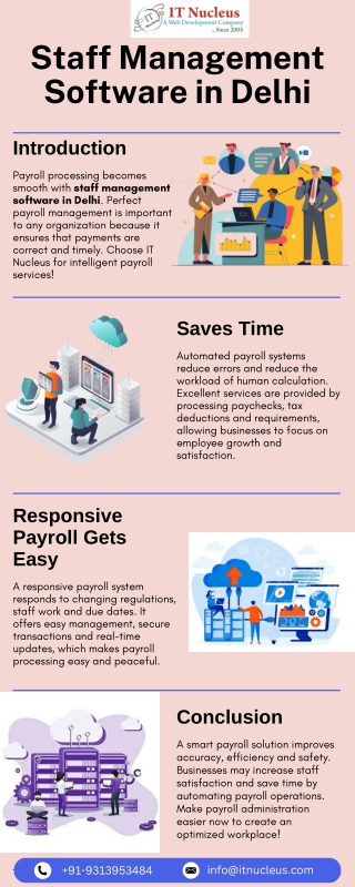 Staff management software in Delhi