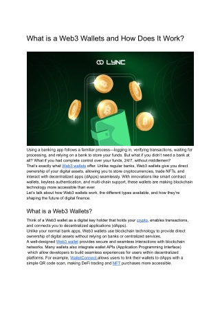 what is a web3 wallets and how does it work