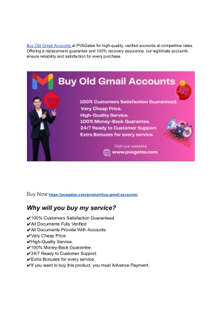 Ultimate Guide: Buy Old Gmail Accounts in Bulk at Low Cost