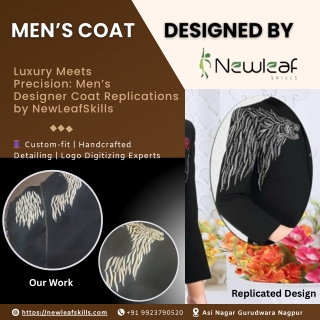 Luxury Meets  Precision Men’s  Designer Coat Replications  by NewLeafSkills