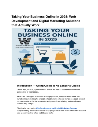 Smart Web & Marketing Strategies for Serious Business in 2025