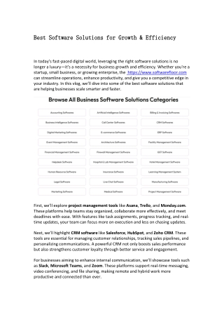best best software software solutions