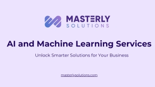 AI and Machine Learning Services for Business Growth