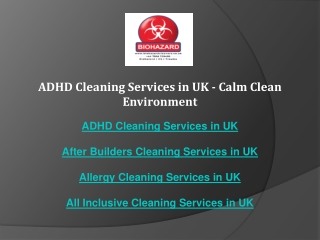 adhd cleaning services in uk calm clean