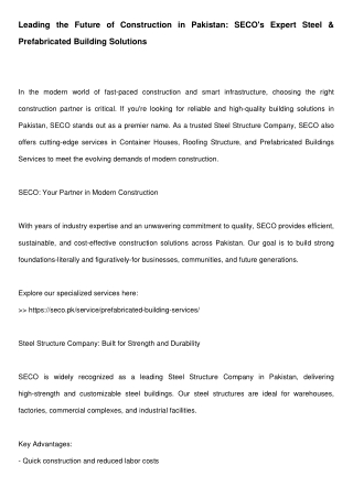 SECO_Construction