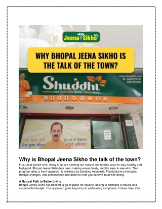 Why is Bhopal Jeena Sikho the talk of the town.docx