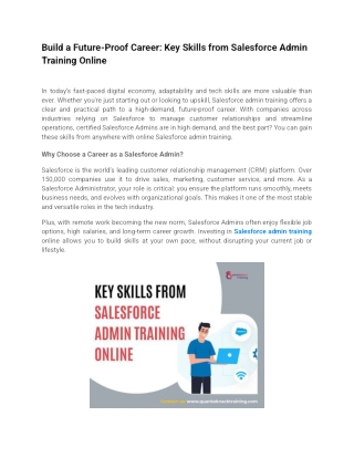 build a future proof career key skills from