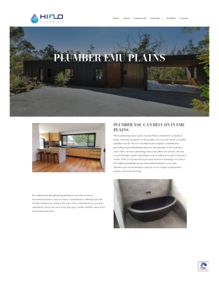 Plumber Emu Plains